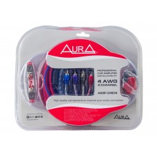 Комплект для подключения 4-х канального усилителя Aura AMP-0404