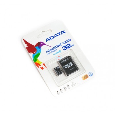 Карта памяти ADATA microSDHC 32 Gb class 10 SD адаптер