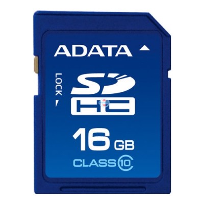 Карта памяти ADATA SDHC 16 Gb class 10