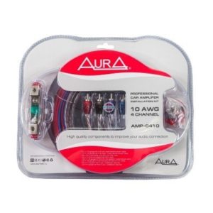 Комплект для подключения 4-х канального усилителя Aura AMP-0410
