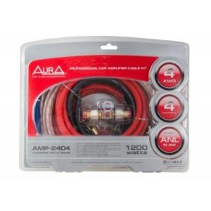 Комплект для подключения 4-х канального усилителя Aura AMP-2404