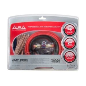 Комплект для подключения 2-х канального усилителя Aura AMP-2204