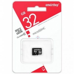 Карта памяти SmartBuy micro SDHC 32 Gb class 10 SD без SD адаптера
