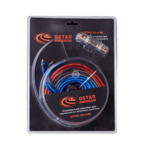 Комплект для подключения 4-х канального усилителя GSTAR GS-4.80
