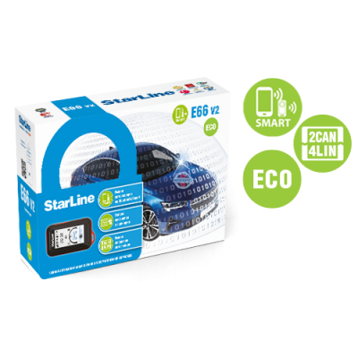 Автосигнализация StarLine E66 v2 ECO