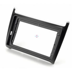 Рамка переходная VW 051N Volkswagen Polo 2014+, черная, 9 дюймов