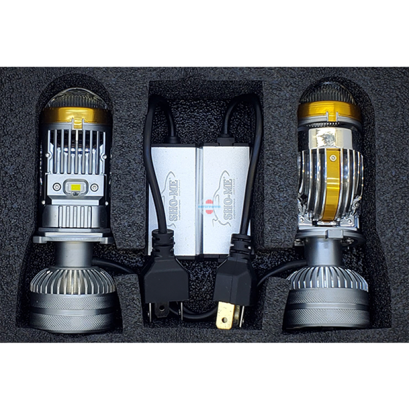 Светодиодный головной свет Sho-Me G8 LH-H4 H/L — изображение 4