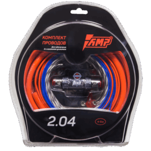 Комплект для подключения 2-х канального усилителя AMP 2.04