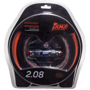 Комплект для подключения 2-х канального усилителя AMP 2.08