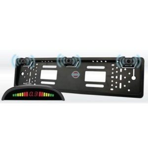 Парктроник в рамке номерного знака Sho-Me PS-400z BL