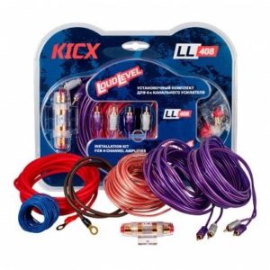 Комплект для подключения 4-х канального усилителя Kicx LL 408