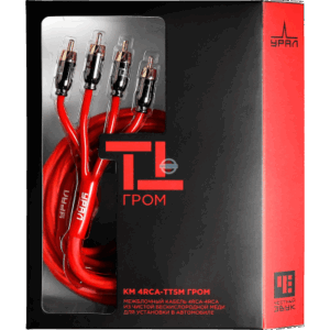 Кабель межблочный Урал ТТ КМ 4RCA-TT5M Гром
