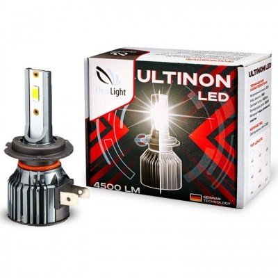 Головной свет LED Clearlight Ultinon H3 4500 lm 5000K
