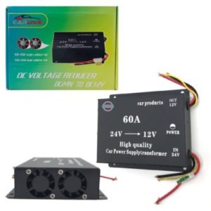 Преобразователь напряжения Carlive 24V-12V 60A