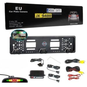 Камера заднего вида в рамке номерного знака CarLive CR133