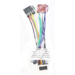 ISO-переходник GSTAR GS-412 Nissan Almera 03-06,Micra,Murano,350 Z 2004+,Patrol 2006+,X-Trail 2005