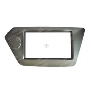 Рамка переходная KI 005 Kia Rio QB 2011+ (руль слева, серая)  2 DIN