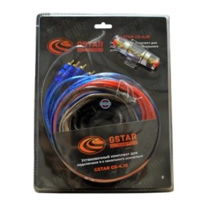 Комплект для подключения 4-х канального усилителя GSTAR GS-4.10