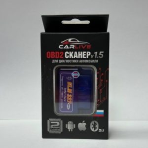 Адаптер ELM 327 Bluetooth CarLive OBD2 сканер v1.5 2 платы