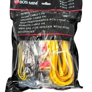 Комплект для подключения 2-х канального усилителя Bos-Mini Bos-4GA