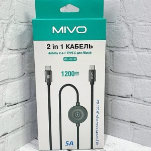 Кабель Mivo MX-78TW Type-C-Type-C+AppleWatch