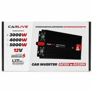 Автомобильный инвертор CarLive 12-220V 3000W