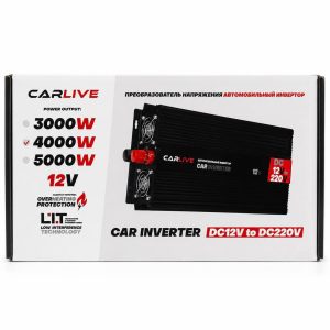 Автомобильный инвертор CarLive 12-220V 4000W